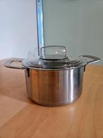 Ikea Kookpan 3L - 20cm, Kookpan of Snelkookpan, Gebruikt, Ophalen of Verzenden, Rvs
