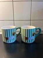 Teckel Mokken - Set van 2, Ophalen, Keramiek, Zo goed als nieuw, Overige stijlen