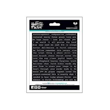 Illustrated Faith Wordfetti Stickers Genenis Collection #996 beschikbaar voor biedingen