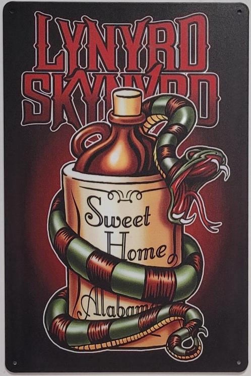 Lynyrd Skynyrd Sweet Home Alabama reclamebord van metaal, Verzamelen, Muziek, Artiesten en Beroemdheden, Nieuw, Foto of Kaart