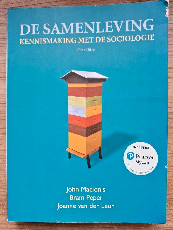 De Samenleving - Sociologie 4e editie, Boeken, Studieboeken en Cursussen, HBO, Alpha, Ophalen of Verzenden
