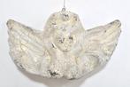 Engel papier-maché angel patina decoratief 96 cm, Antiek en Kunst, Ophalen of Verzenden