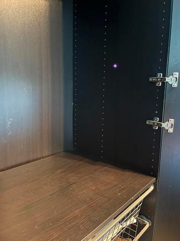 Zwarte Ikea PAX kast - afbeelding 8
