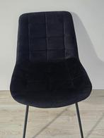 Zwarte design stoel - Stijlvol en comfortabel!, Ophalen, Zwart, Zo goed als nieuw, Metaal