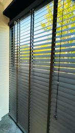 Antracietgrijze Jaloezieën - Set van 3, Huis en Inrichting, Ophalen, 100 tot 150 cm, Zo goed als nieuw, Grijs