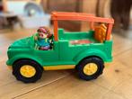 Safari auto fisher price little people, Ophalen of Verzenden, Zo goed als nieuw, Auto of Voertuig, Met geluid