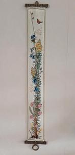 Vintage Schellekoord Geborduurd Wanddecoratie - 100x15 cm, Huis en Inrichting, Ophalen of Verzenden, Gebruikt