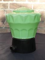 Lichtgroene Thabur lamp glas bakeliet jaren 20 diamantvorm, Huis en Inrichting, Lampen | Plafondlampen, Ophalen of Verzenden, Gebruikt
