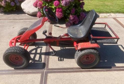Rode skelter met rek achter, Kinderen en Baby's, Speelgoed | Buiten | Skelters, Gebruikt, Overige merken, Ophalen