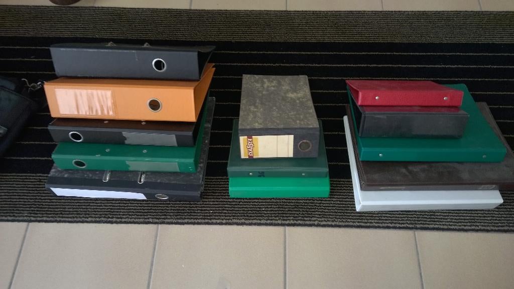 Partij ringmappen  :2-4-16-17 ringen, Diversen, Ophalen of Verzenden, Zo goed als nieuw