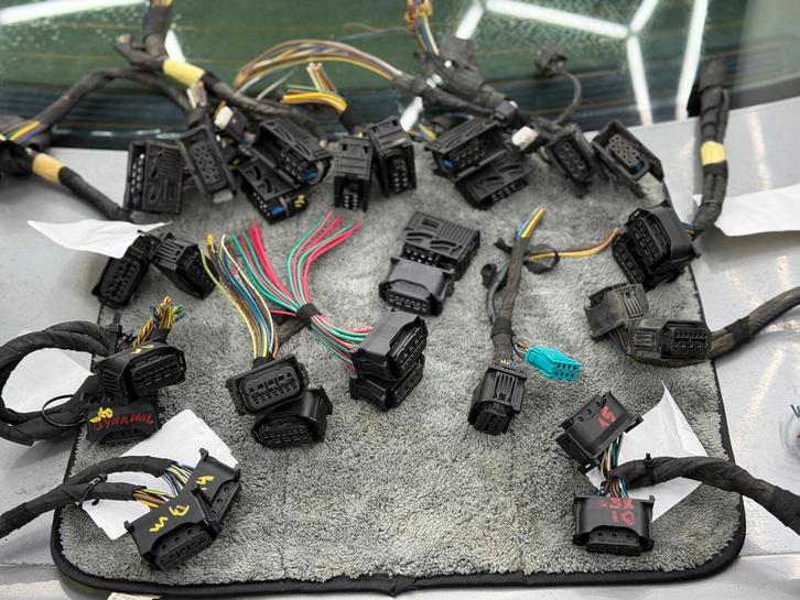 BMW E60 E61 Koplamp Stekkers/Connectoren (LCI/Pre-LCI/Dynam), Auto-onderdelen, Elektronica en Kabels, BMW, Ophalen of Verzenden