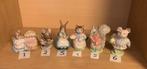 6 beeldjes Beatrix Potter, Ophalen of Verzenden, Zo goed als nieuw, Dier
