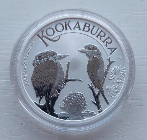 Zilveren 1 oz Kookaburra 2023., Postzegels en Munten, Munten | Oceanië, Losse munt, Zilver, Ophalen of Verzenden