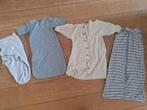 Baby slaapzakken set, swaddle, wol, Kinderen en Baby's, Ophalen of Verzenden, Gebruikt, 70 tot 85 cm, Slaapzak
