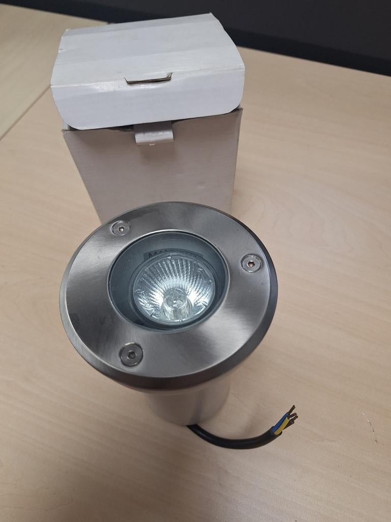 Nieuwe Grondspot - Perfect voor Buitenverlichting!, Tuin en Terras, Buitenverlichting, Nieuw, Vloerlamp, Rvs, Minder dan 50 watt