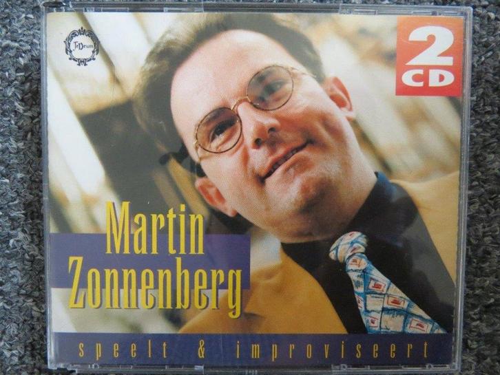 2Cd orgel: Martin Zonnenberg speelt en improviseert, Cd's en Dvd's, Cd's | Religie en Gospel, Zo goed als nieuw, Gospel, Ophalen of Verzenden