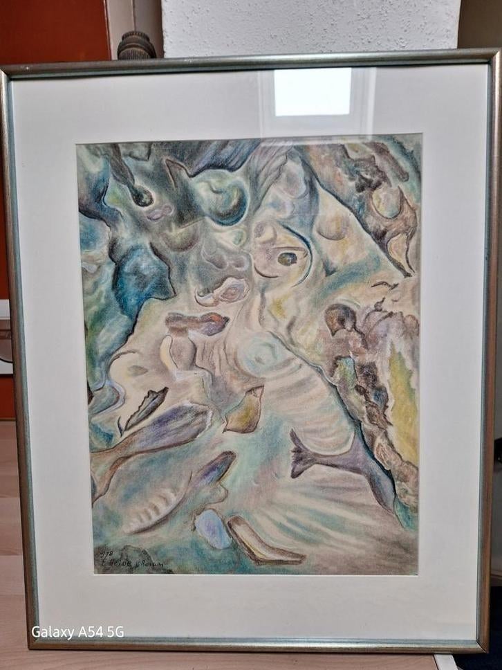 Schilderij Els. Heide-van Rossum - Erfenis, Antiek en Kunst, Kunst | Schilderijen | Klassiek, Ophalen of Verzenden