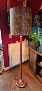 Kullmann Vloerlamp Messing met Kap - 158 cm, Ophalen, Vintage, Zo goed als nieuw, Metaal