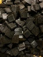 Mozaiek steentjes antraciet/ bruin 2 cm 500 gram, Hobby en Vrije tijd, Knutselen, Ophalen of Verzenden, Zo goed als nieuw, Materiaal
