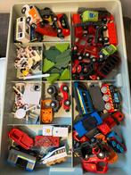 Treinbaan hout en 1 elektrische trein, Ophalen of Verzenden, Zo goed als nieuw