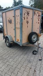 Gesloten aanhanger 750 kilo, Ophalen of Verzenden, Zo goed als nieuw