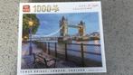 King puzzel 1000 stukjes City by night Tower Bridge London, Ophalen of Verzenden, 500 t/m 1500 stukjes, Nieuw, Legpuzzel