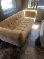 Bank 2,5 zits kleur :“mokka verlours”, Huis en Inrichting, Ophalen, Minder dan 75 cm, Tweepersoons, Zo goed als nieuw