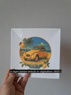 Sierbord, Citroen 2CV Depuis 1948, porselein 19.5x19.5x2cm, Ophalen of Verzenden