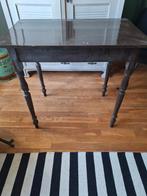 Grenen Bijzettafel met Lade vintage brocante, Ophalen of Verzenden