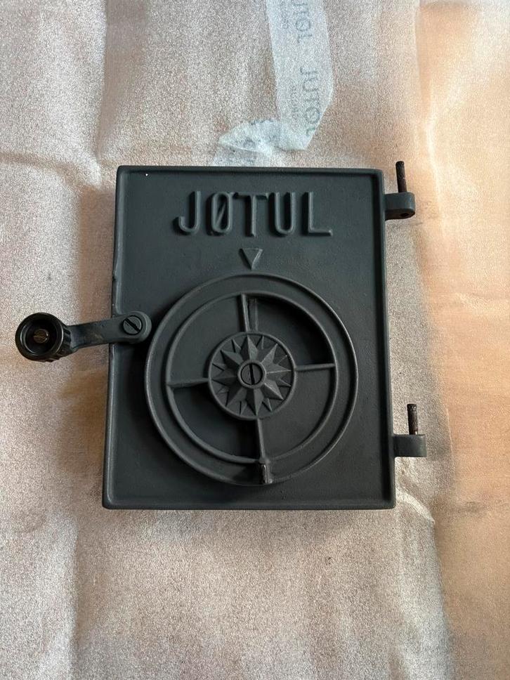 Jotul 602 deur, Huis en Inrichting, Kachels, Gebruikt, Houtkachel, Hout, Ophalen