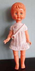Vintage popje gemerkt Ooievaar / 30 cm, Verzamelen, Poppen, Ophalen of Verzenden, Zo goed als nieuw, Pop