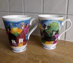 Roy Kirkham bekers mokken Nouvelle Cats koffiebekers, Huis en Inrichting, Keuken | Servies, Gebruikt, Ophalen of Verzenden, Overige stijlen