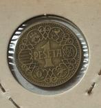 1 peseta Spanje 1944, Ophalen of Verzenden, Overige landen