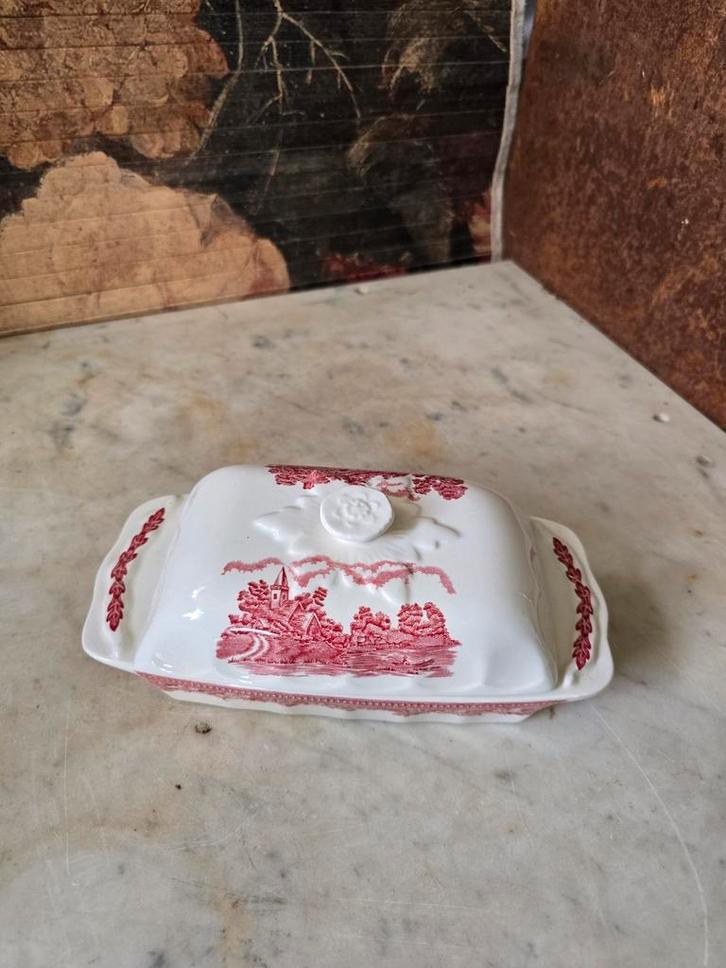 Botervloot coaching taverns england, Antiek en Kunst, Antiek | Servies los, Ophalen of Verzenden