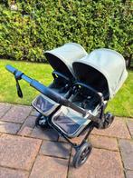 Bugaboo Donkey 5 Twin kinderwagen kleur Forest Green, Kinderen en Baby's, Kinderwagens en Combinaties, Gebruikt, Bugaboo, Verstelbare duwstang