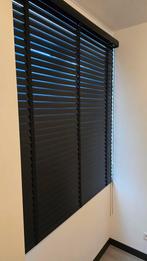 Zwarte houten jaloezieën 144cm, Ophalen, Zo goed als nieuw