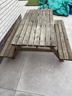 Picknicktafel - 120x60cm - Hout, Ophalen, Gebruikt, Rechthoekig, Hout