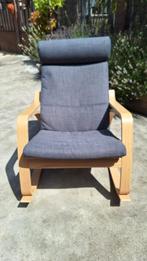 Ikea Poang schommelstoel, Huis en Inrichting, Fauteuils, Ophalen, Zo goed als nieuw, Hout