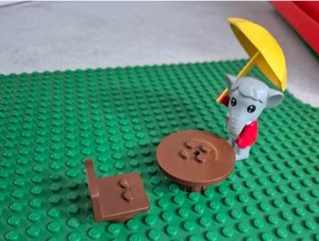 Legoset 3601 Fabuland Olifant met terras beschikbaar voor biedingen