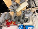PVC aansluit materialen, Doe-het-zelf en Verbouw, Buizen en Afvoer, Ophalen, Bochten, Pvc, Nieuw