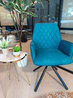 Stoel George Petrol bleu. ACTIE: VAN € 149,- NU € 79,- !!, Blauw, Metaal, Nieuw, Ophalen of Verzenden