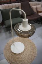 Vloerlamp + tafellamp BAYLIE beige / bruin Light & Living, Ophalen, Zo goed als nieuw, Glas, 150 tot 200 cm