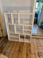 Houten Boekenkast met Open Vakken, Ophalen, Met plank(en), Gebruikt, 100 tot 150 cm