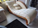 Chaise Longue met Kussentjes, Ophalen, Gebruikt, Eenpersoons, 100 tot 125 cm
