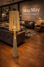 Vloerlamp Lina Mangohout 162cm Hoog – Naturel