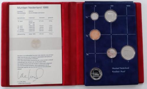 Nederland proofset 1986, Postzegels en Munten, Munten | Nederland, Setje, Overige waardes, Koningin Beatrix, Ophalen of Verzenden