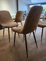 Pastille beige eetkamerstoelen, Ophalen, Bruin, Zo goed als nieuw, Modern