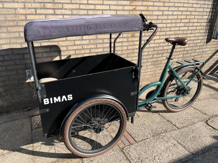 Bimas e-Cargo 3.3 economy elektrische bakfiets, Fietsen en Brommers, Fietsen | Bakfietsen, Gebruikt, Overige merken, 4 kinderen of meer