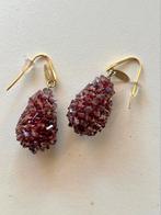 Oorbellen Lott.Gioielli/ bordeaux, Sieraden, Tassen en Uiterlijk, Oorbellen, Ophalen of Verzenden, Zo goed als nieuw, Overige kleuren