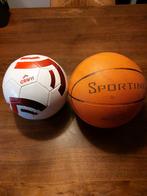 Voetbal en basketbal set, Ophalen of Verzenden, Gebruikt, Bal
